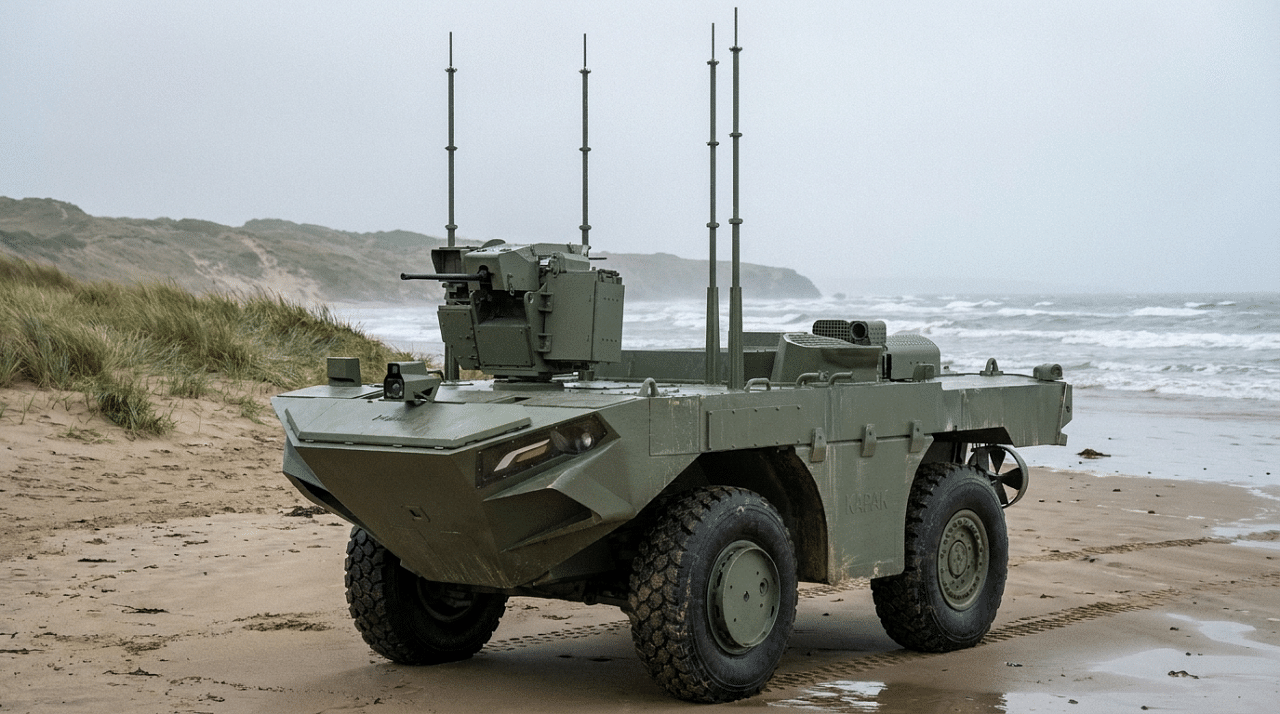 FNSS Unveils İ-ZAHA: An Unmanned Vehicle for the First Wave