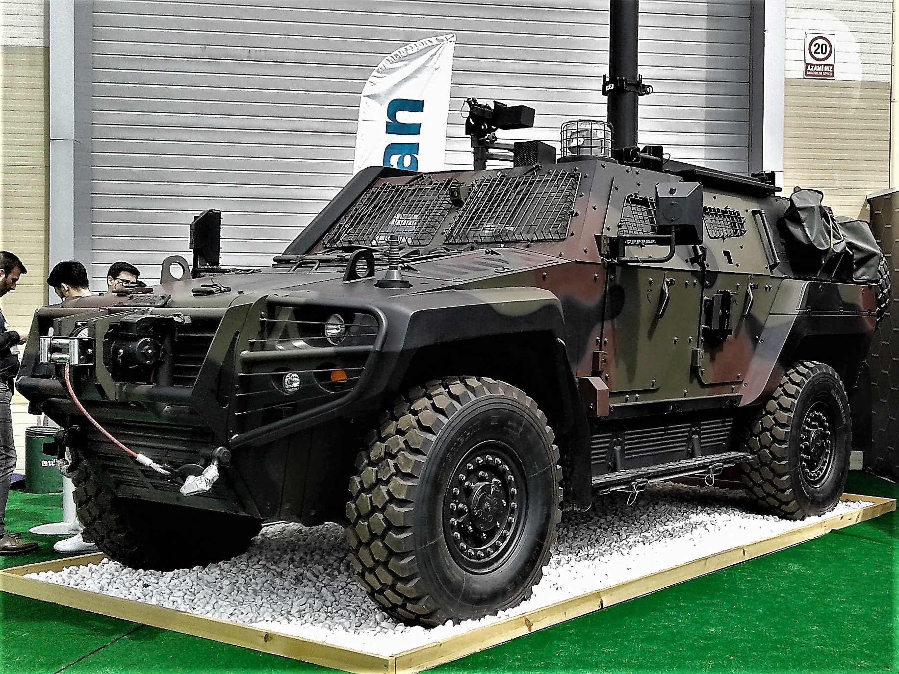 Otokar COBRA II 4x4 armoured personnel carrier on display at IDEF in Istanbul