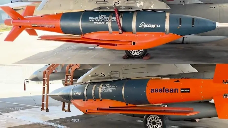 ASELSAN’s KGK-84 Glide Bomb Clears First F-16 Qualification Firing