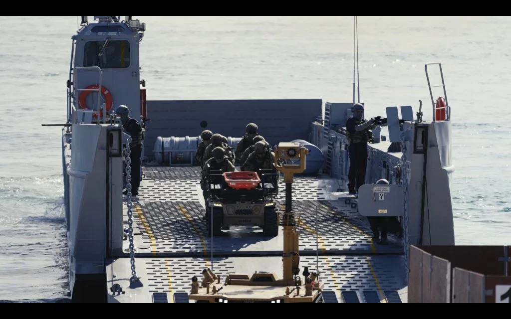Unmanned surface vessel operating during TURNAs-2026